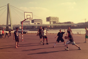 Basketball Kirmesplatz Köln Deutz